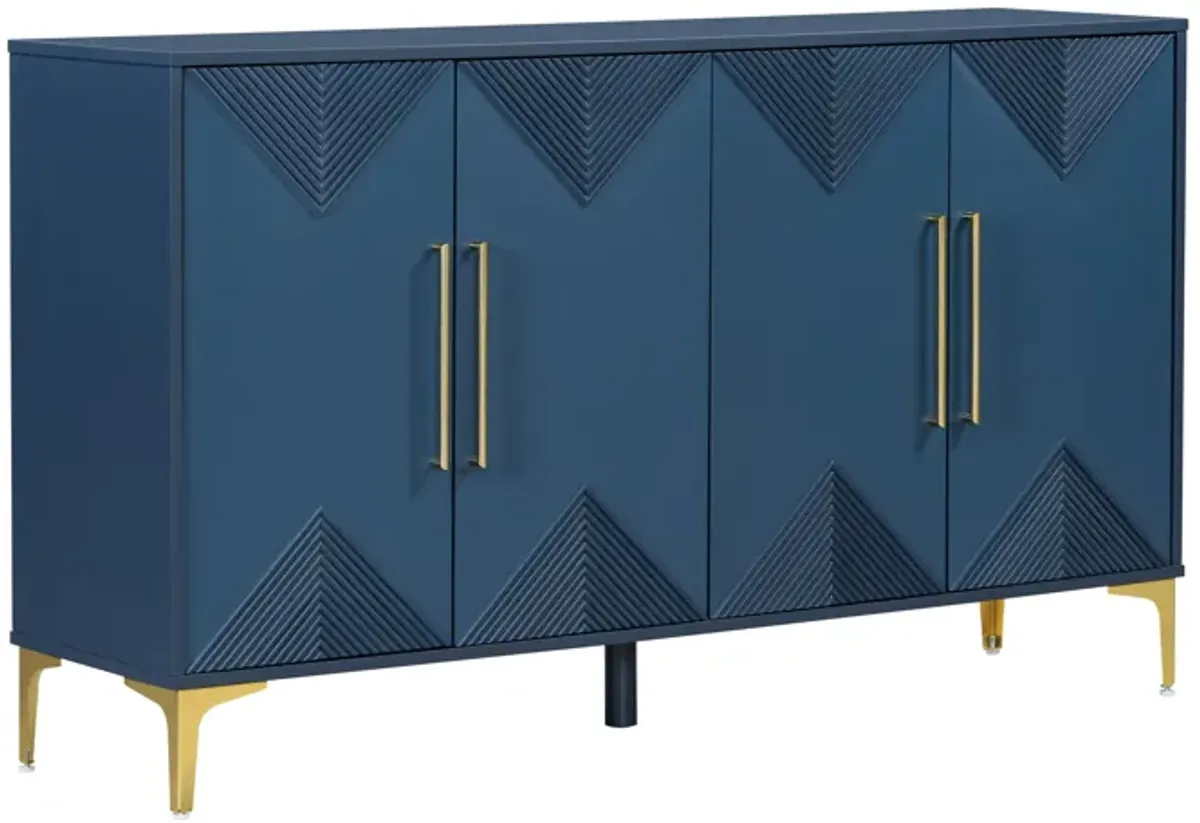 Merax Four-Door Cabinet  Storage Sideboard