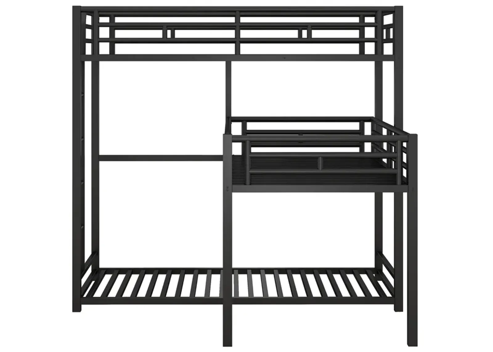 Merax L-shaped Metal Triple Bunk Bed