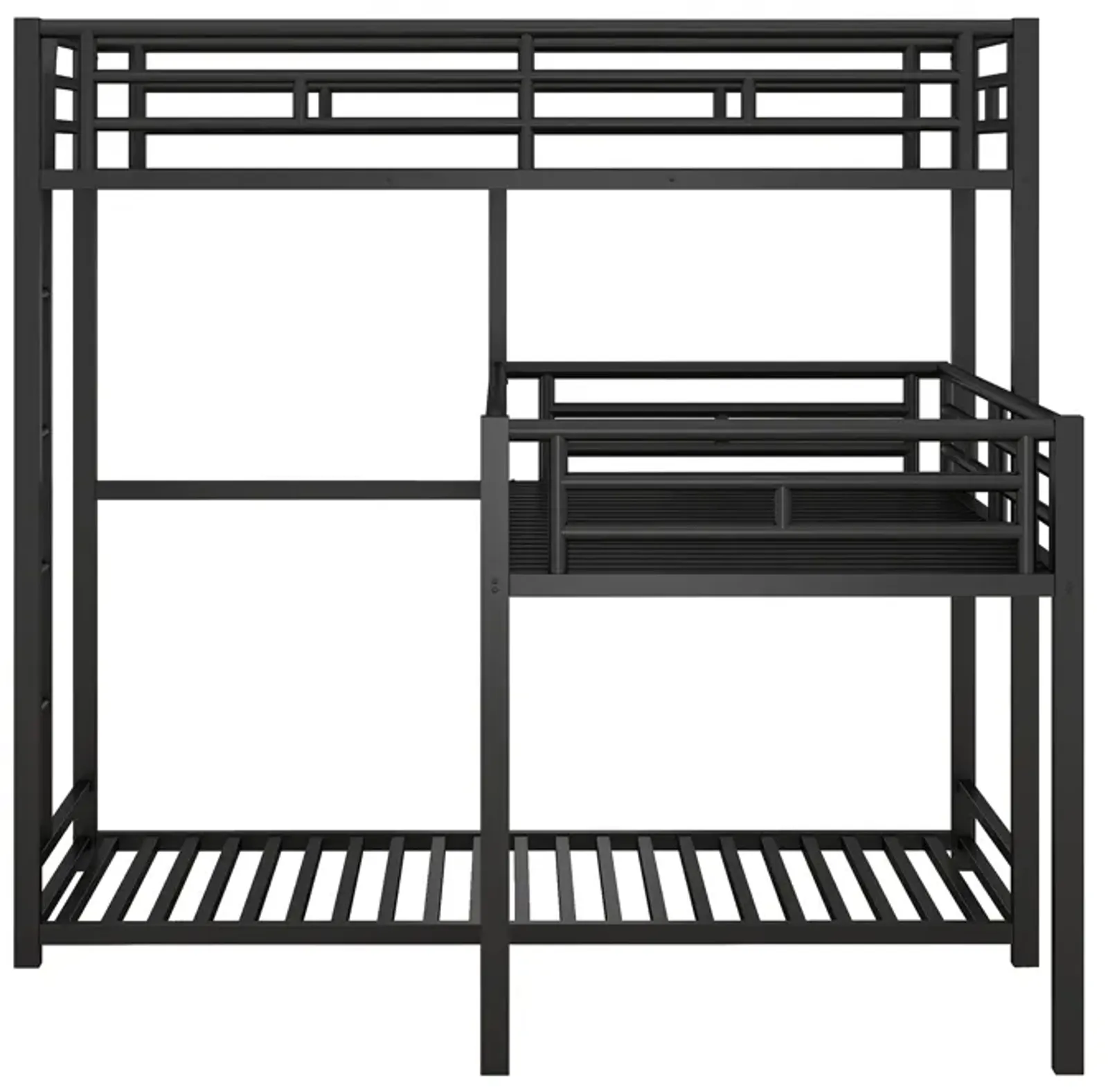 Merax L-shaped Metal Triple Bunk Bed