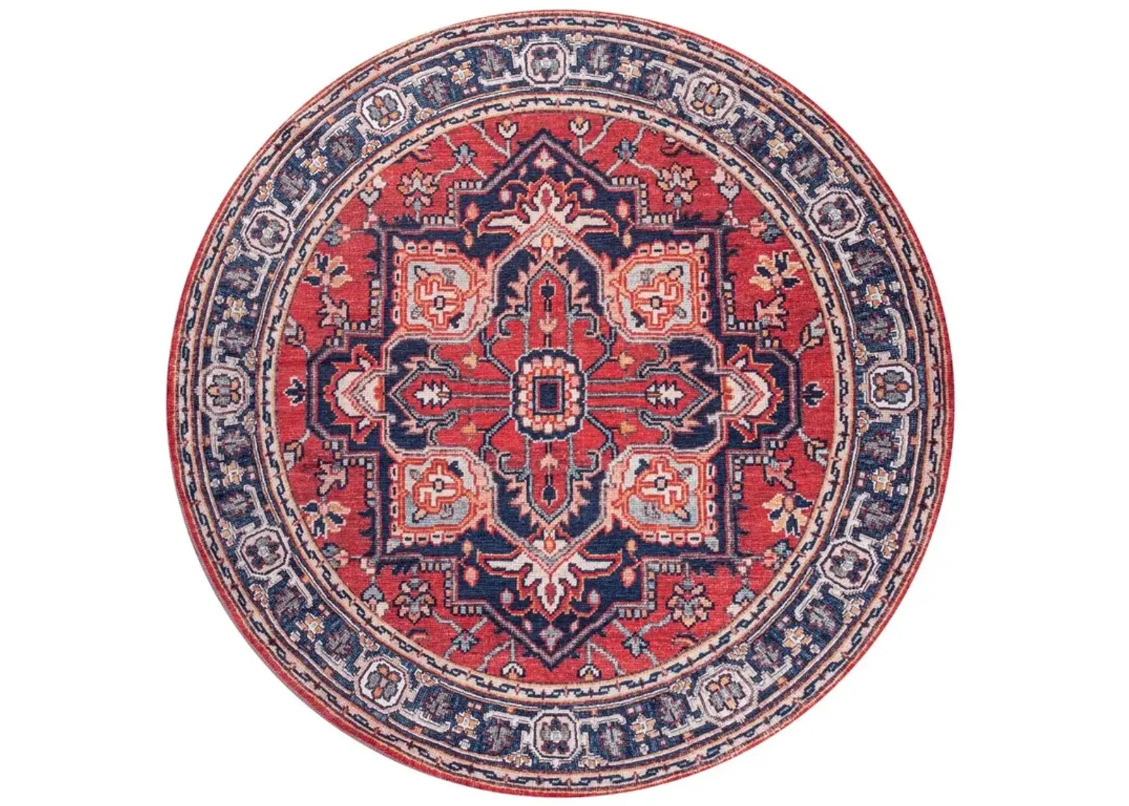 Cirali Ornate Large Medallion Machine-Washable Area Rug