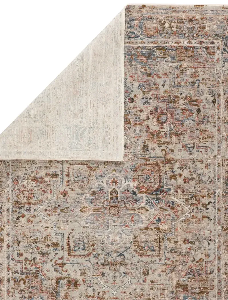 Valentia Pierce Gray 3' x 8' Runner Rug