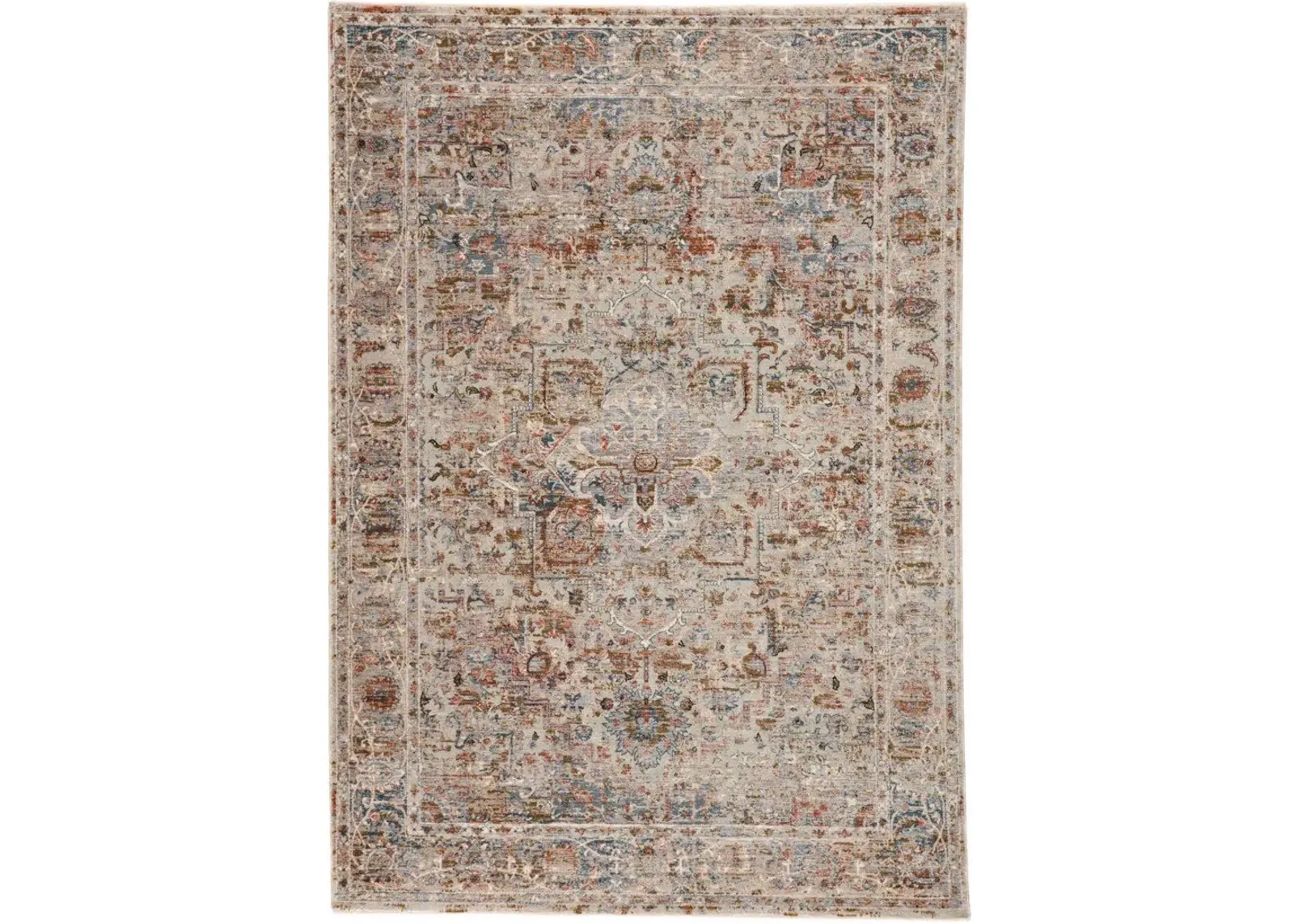 Valentia Pierce Gray 3' x 8' Runner Rug