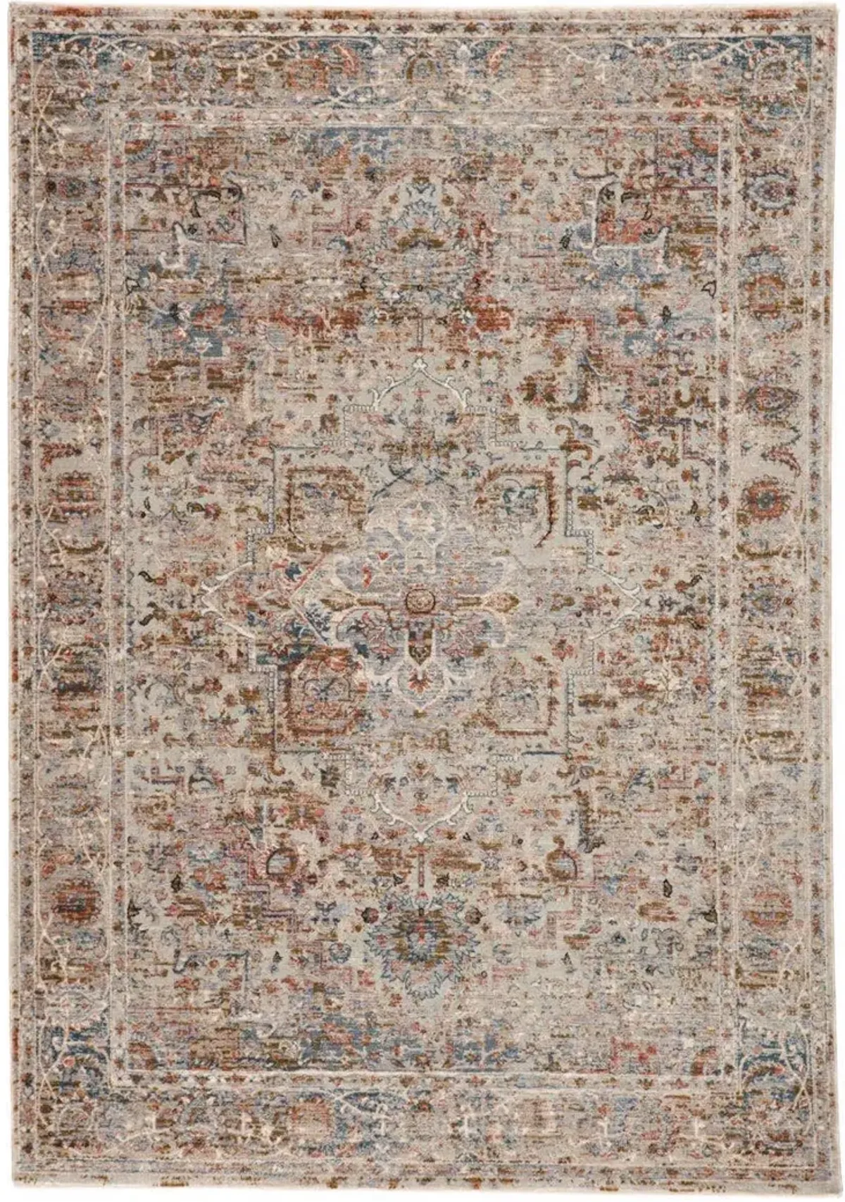 Valentia Pierce Gray 3' x 8' Runner Rug