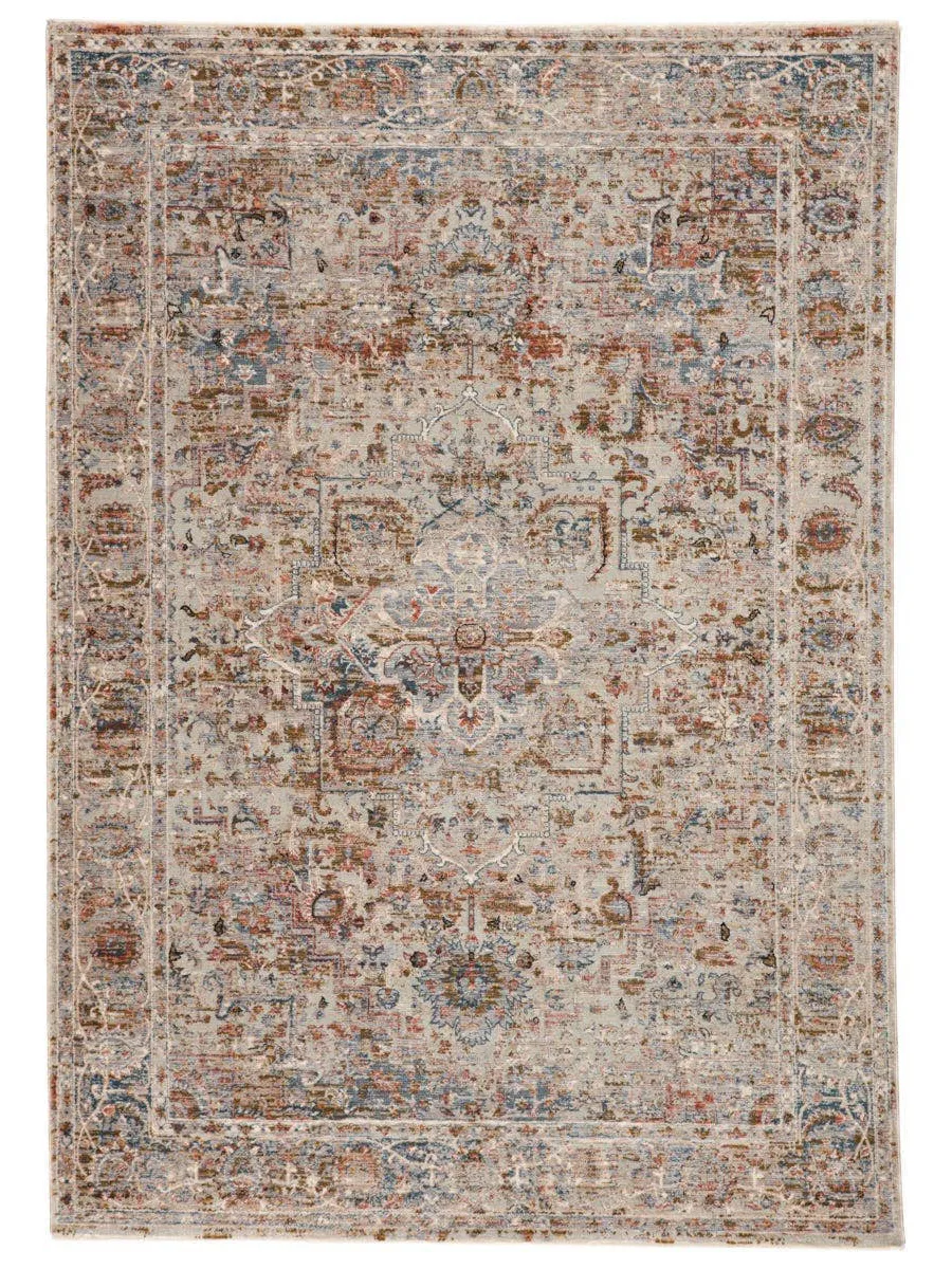 Valentia Pierce Gray 3' x 8' Runner Rug