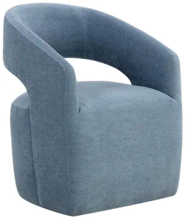 Lloret Wheeled Dining Armchair