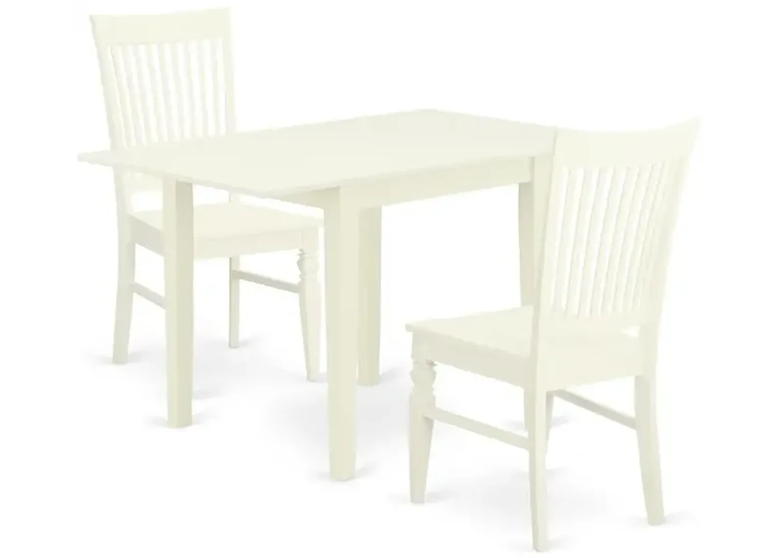 Dining Room Set Linen White, NDWE3-LWH-W