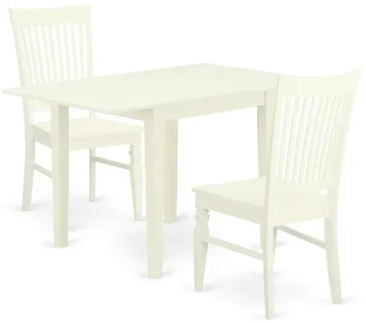 Dining Room Set Linen White, NDWE3-LWH-W