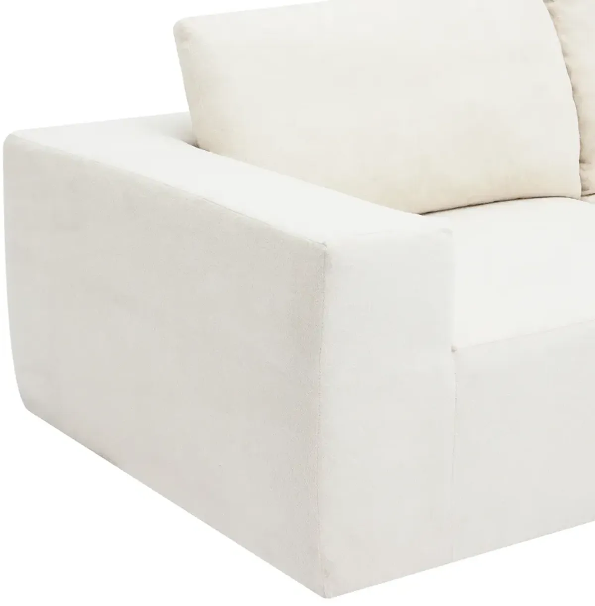 Merax Luxury L Shaped Terry Cloth Sectional Sofa