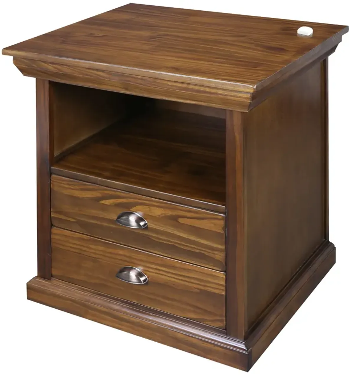 Casual Home Lincoln Nightstand Compartment, Concealment Furniture, Mocha