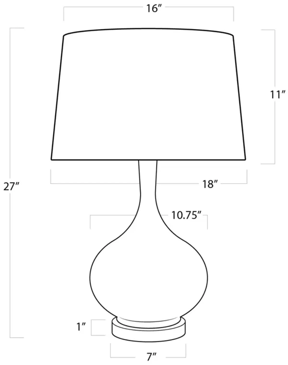 Ivory Ceramic Table Lamp