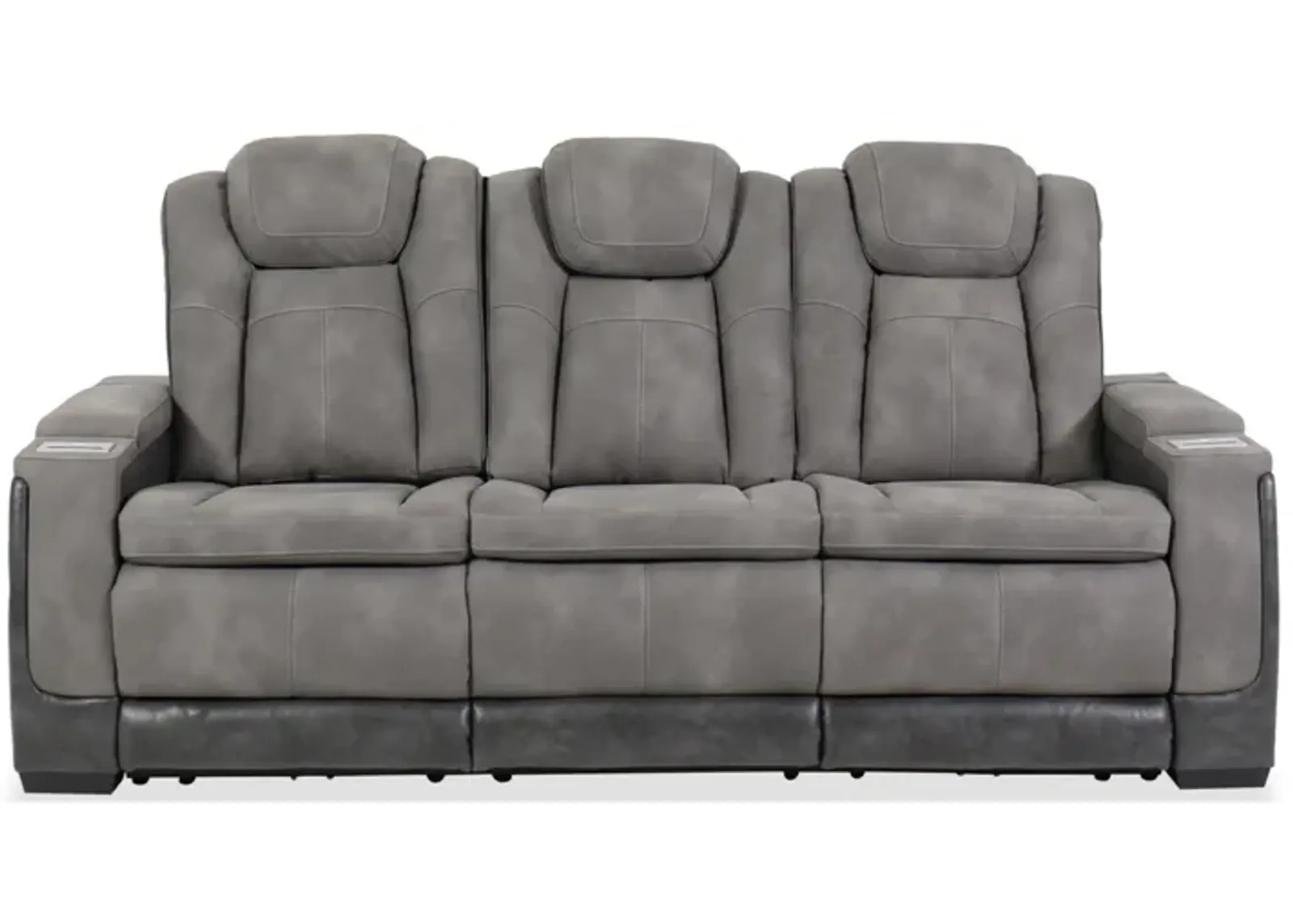 Next-Gen DuraPella Slate Dual Power Reclining Sofa