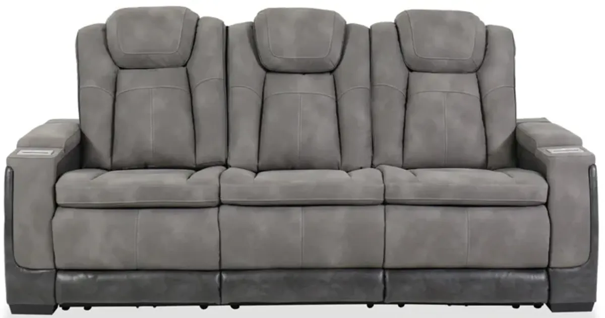 Next-Gen DuraPella Slate Dual Power Reclining Sofa