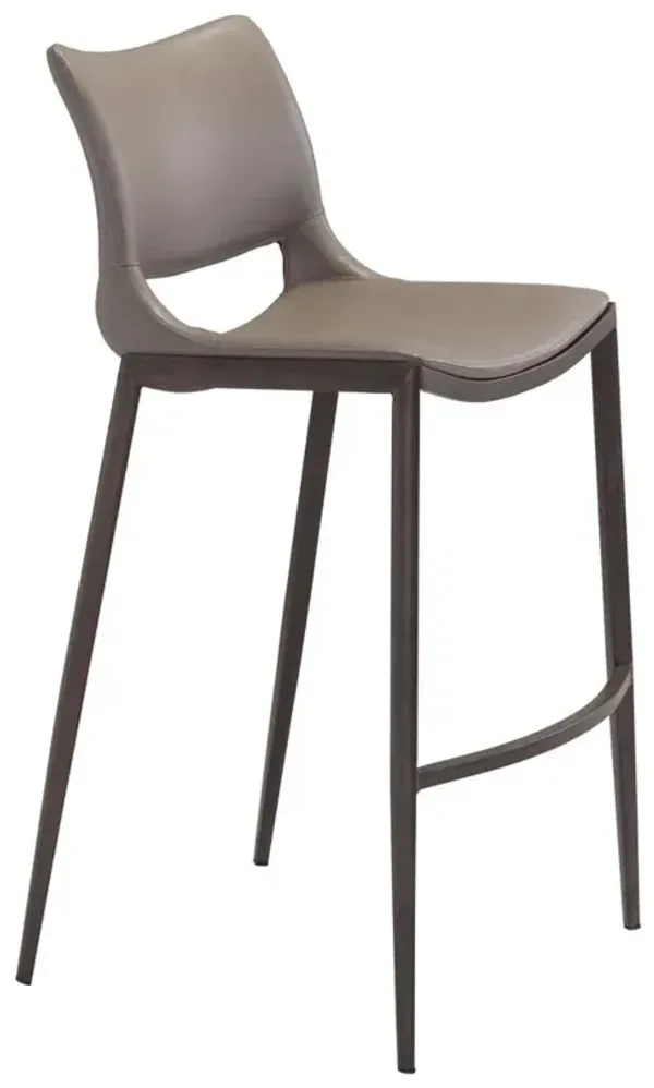 Belen Kox Ace Bar Chair (Set of 2), Gray & Walnut, Belen Kox