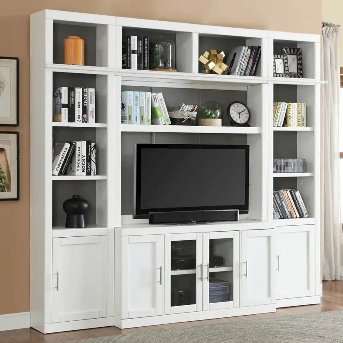 Parker House Furniture Parker House Catalina 4 Piece Space Saver Entertainment Wall