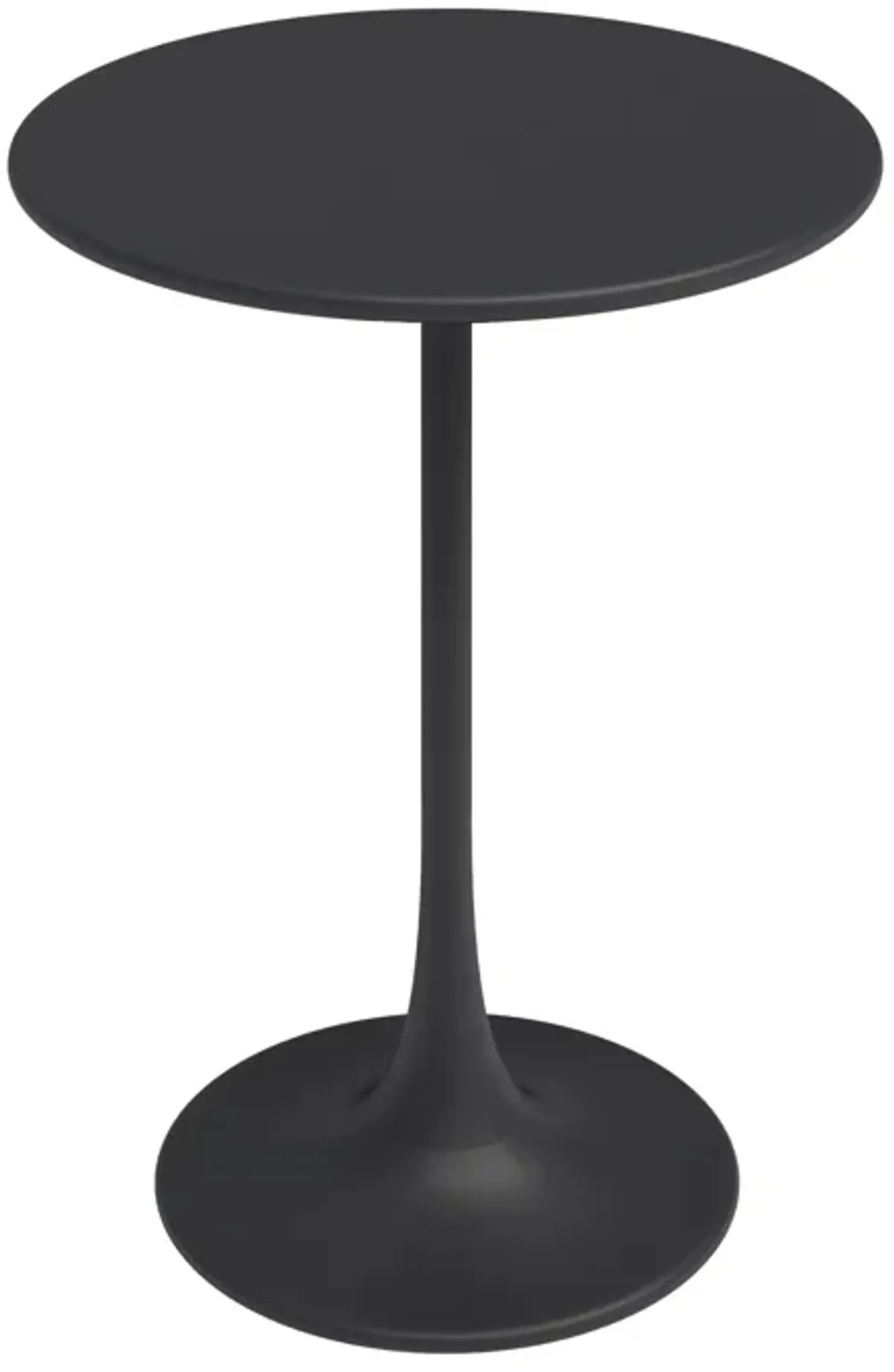 KURV™ OUTDOOR & INDOOR ROUND 24" STEEL COUNTER HEIGHT TABLE - WHITE