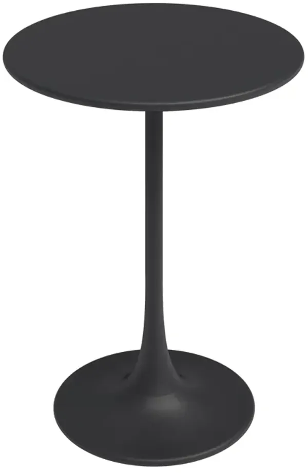 KURV™ OUTDOOR & INDOOR ROUND 24" STEEL COUNTER HEIGHT TABLE