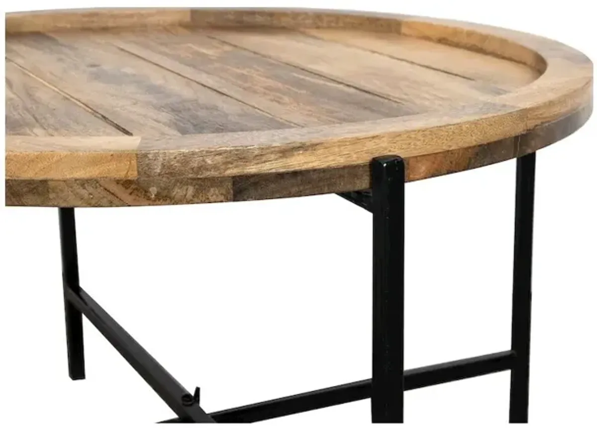 Porter Designs Camden Solid Wood Coffee Table, Natural