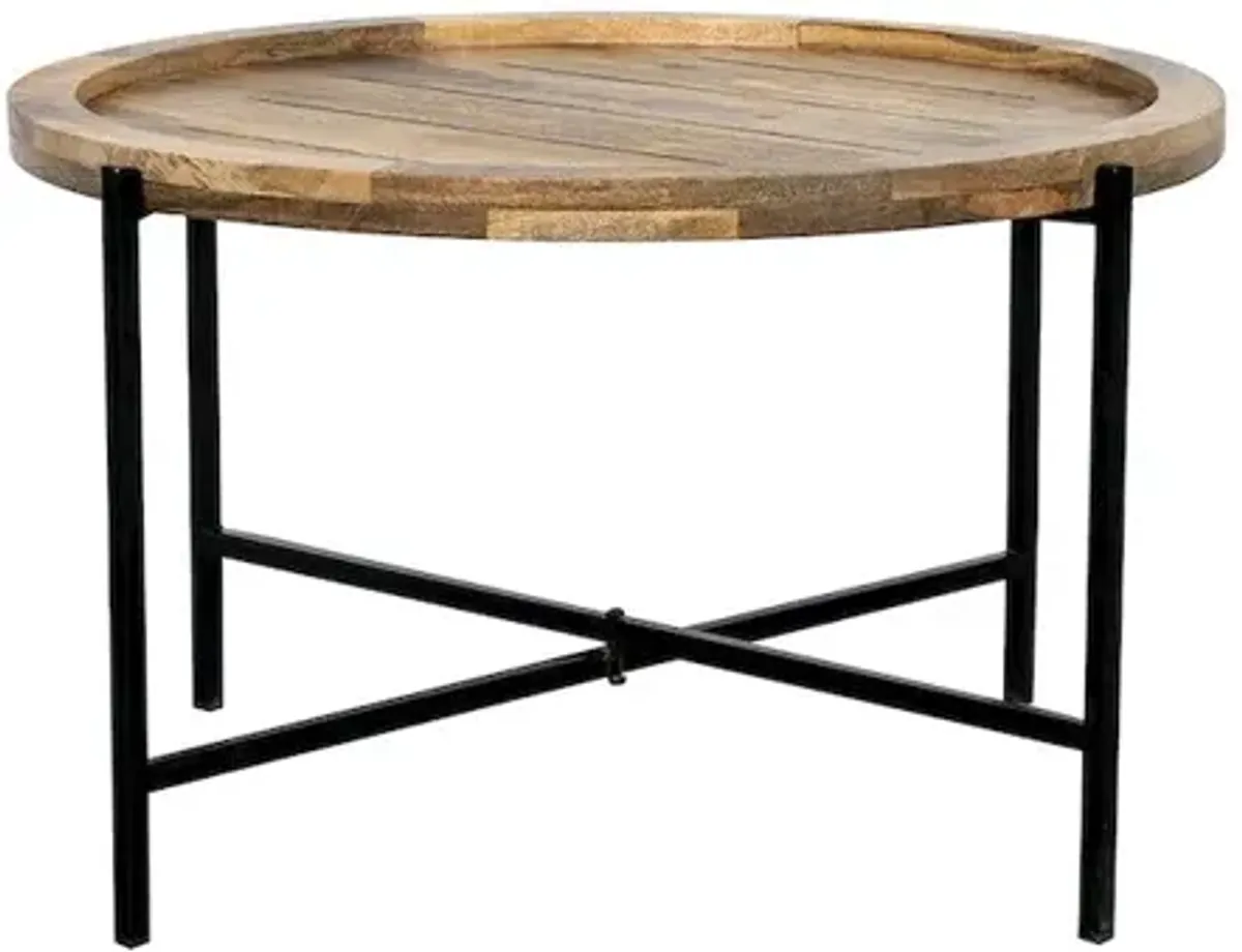 Porter Designs Camden Solid Wood Coffee Table, Natural