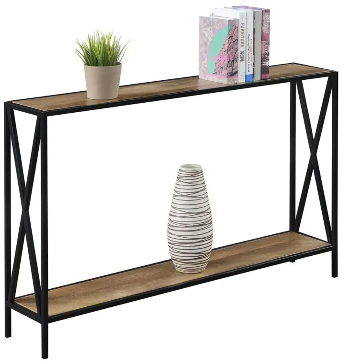 Convenience Concepts Tucson Console Table with Shelf