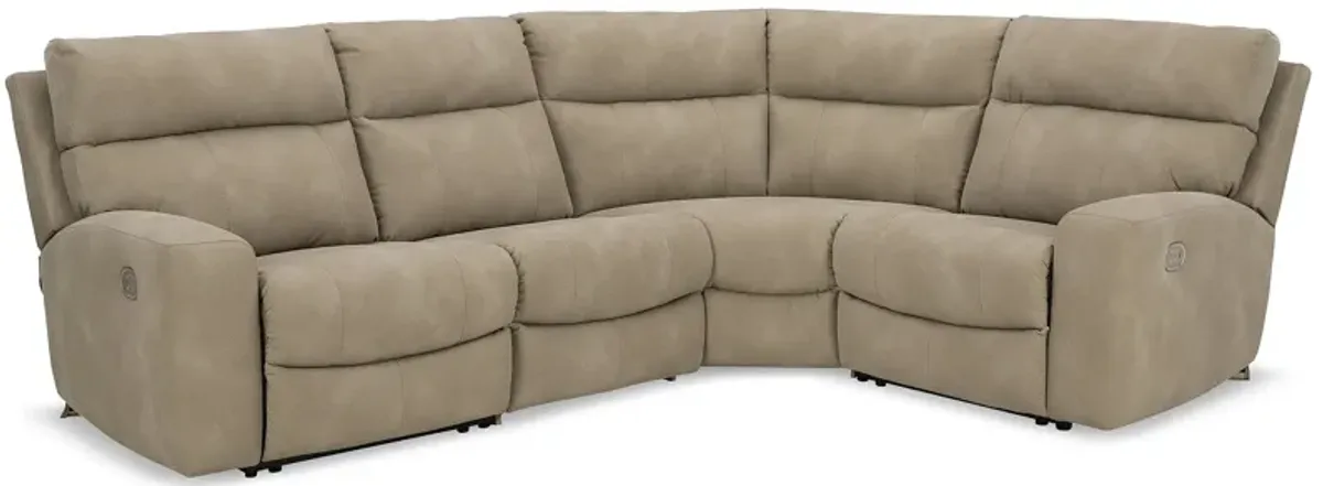 Next-Gen DuraPella 4PC Power Reclining Sectional