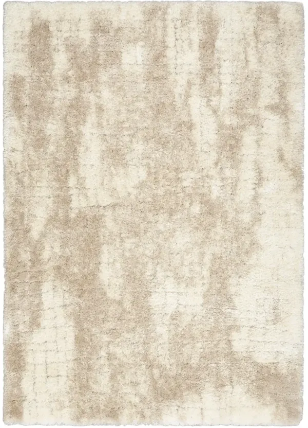 Dreamy Shag DRS01 Ivory/Beige 7'10" x 9'10" Rug