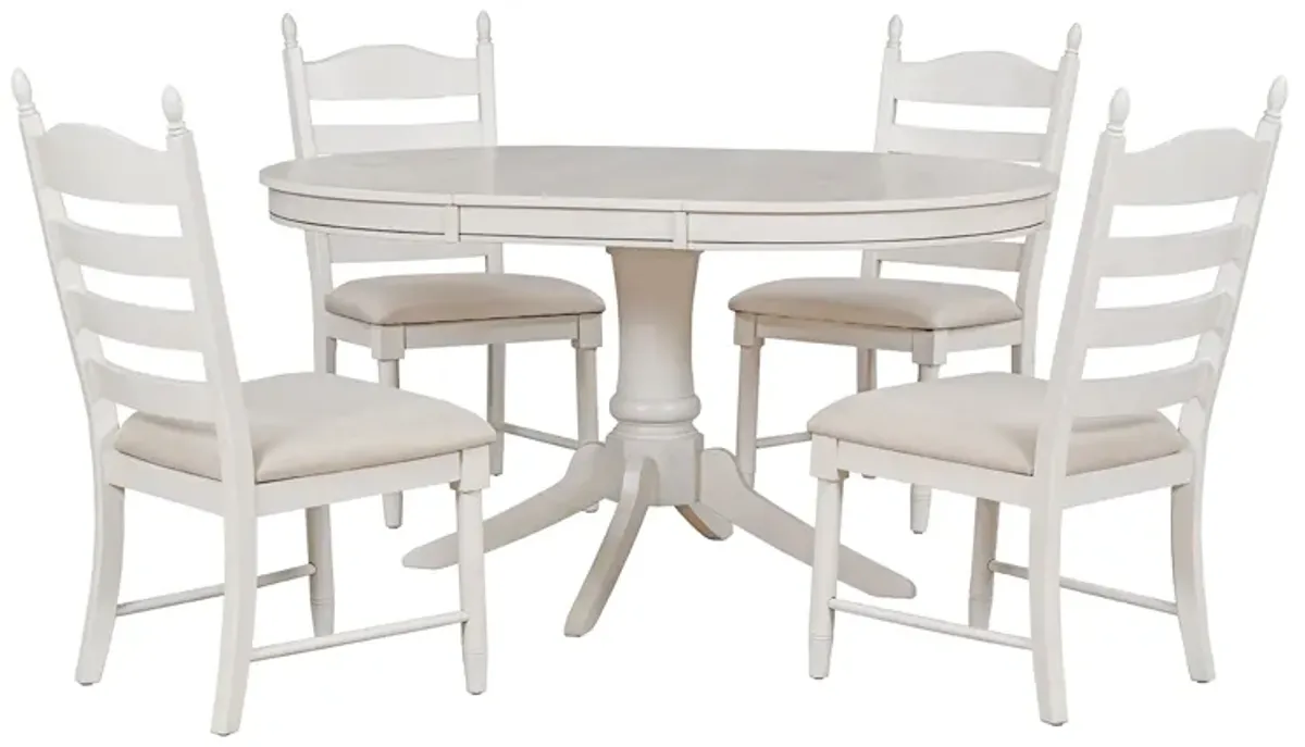 Merax 5-Piece Retro Functional Dining Table Set