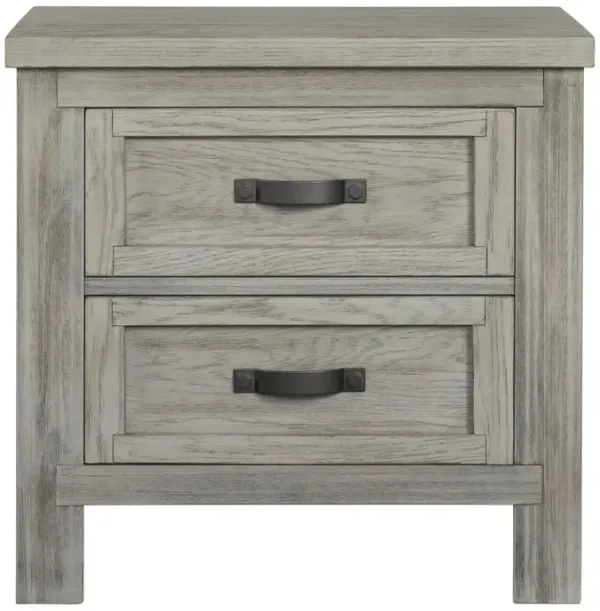 Soho Baby Hanover Nightstand Oak Gray