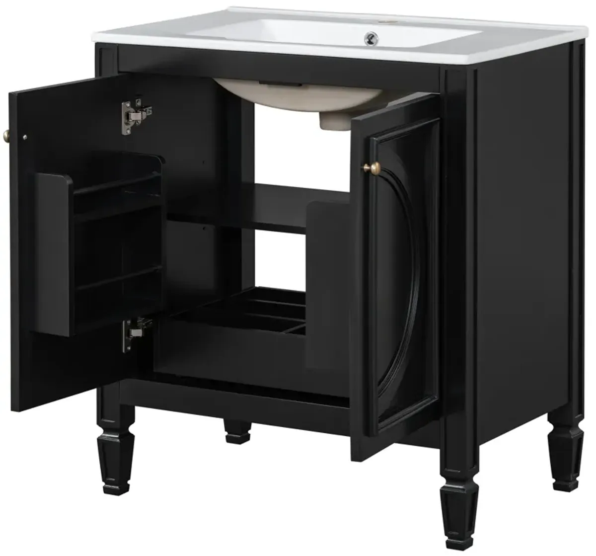 Merax Bathroom Vanity with Sink and 2 Doors