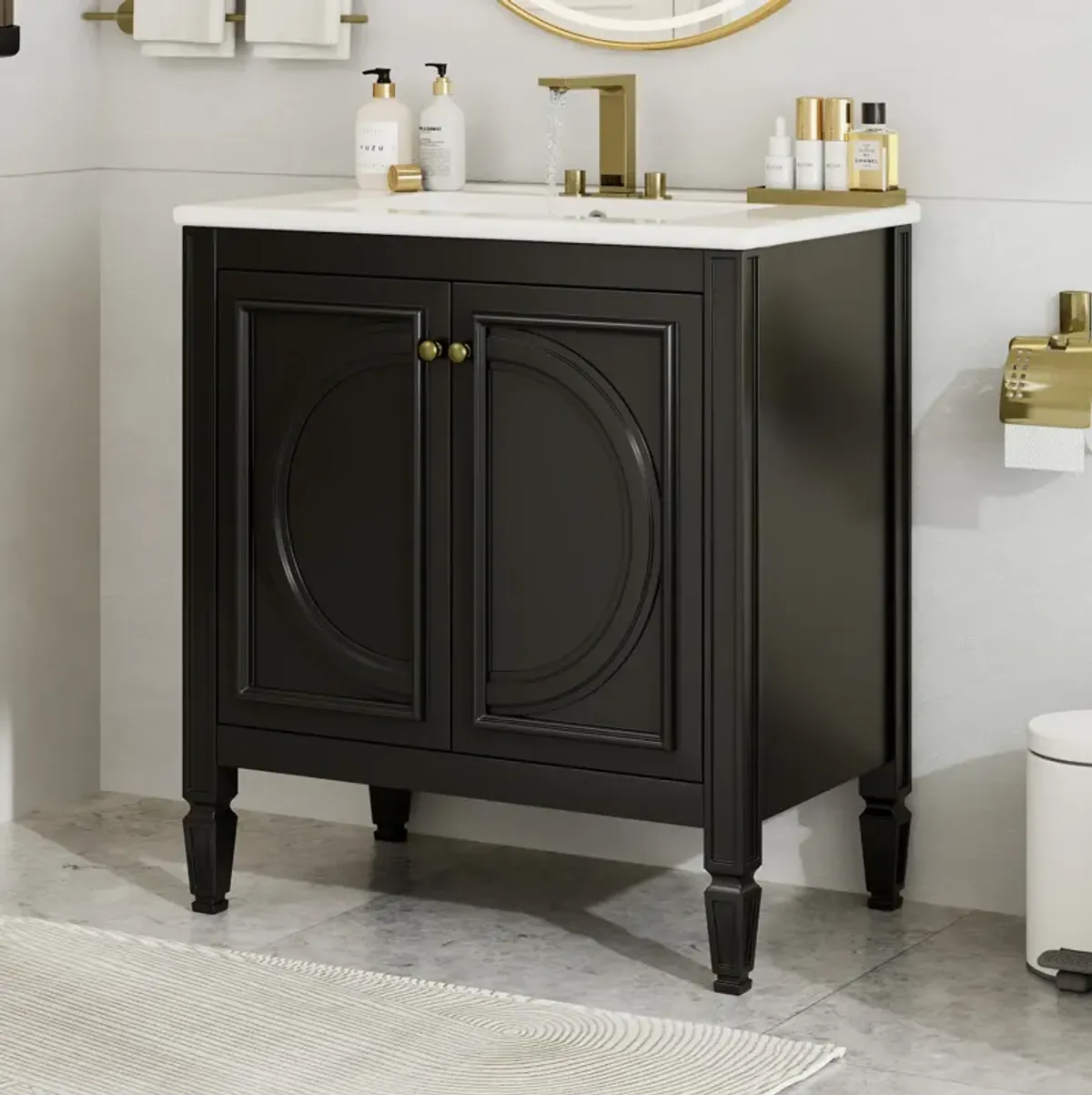 Merax Bathroom Vanity with Sink and 2 Doors