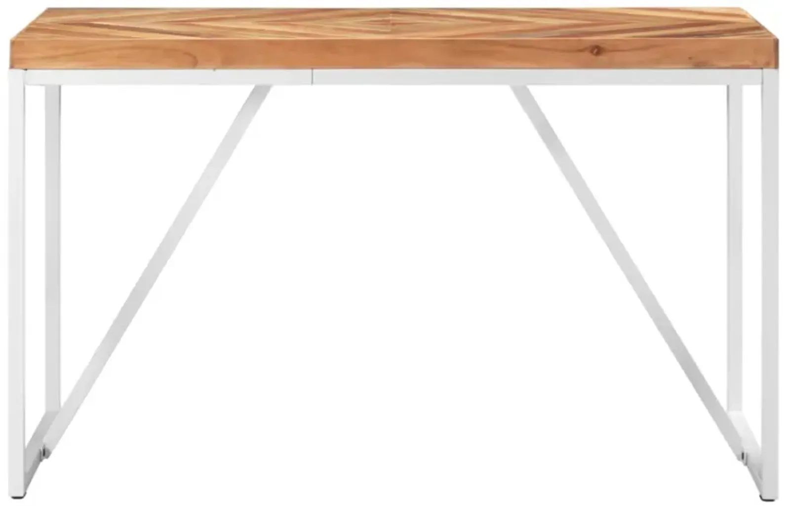 vidaXL Dining Table 47.2"x23.6"x29.9" Solid Acacia and Mango Wood