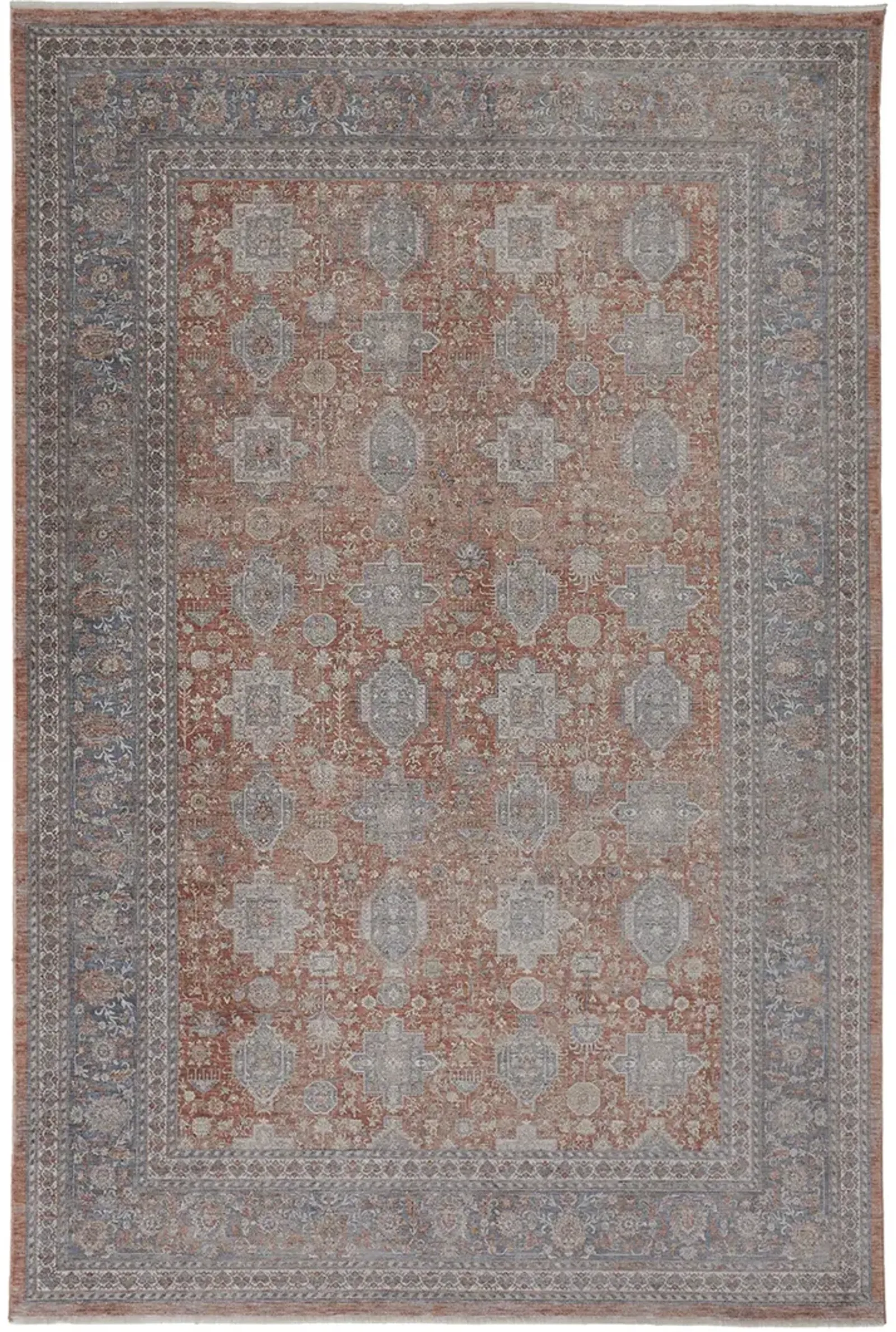 Marquette 3761F Red/Orange/Blue 4' x 5'3" Rug