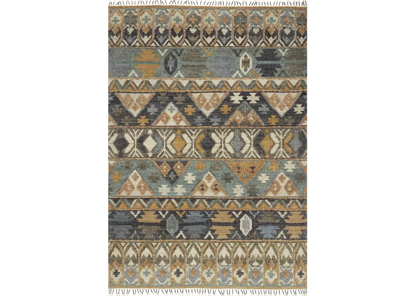 Owen Ocean/Camel 9'3" x 13' Rug