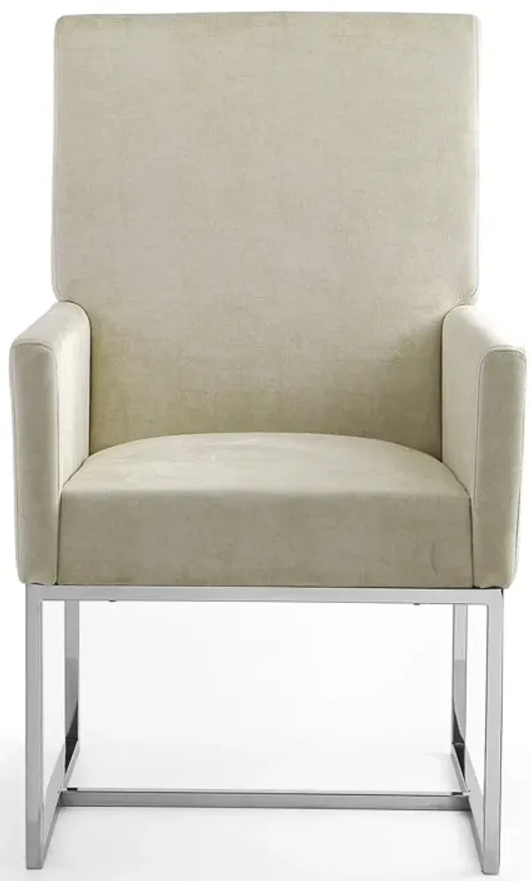 Element Cream Dining Arm Chair