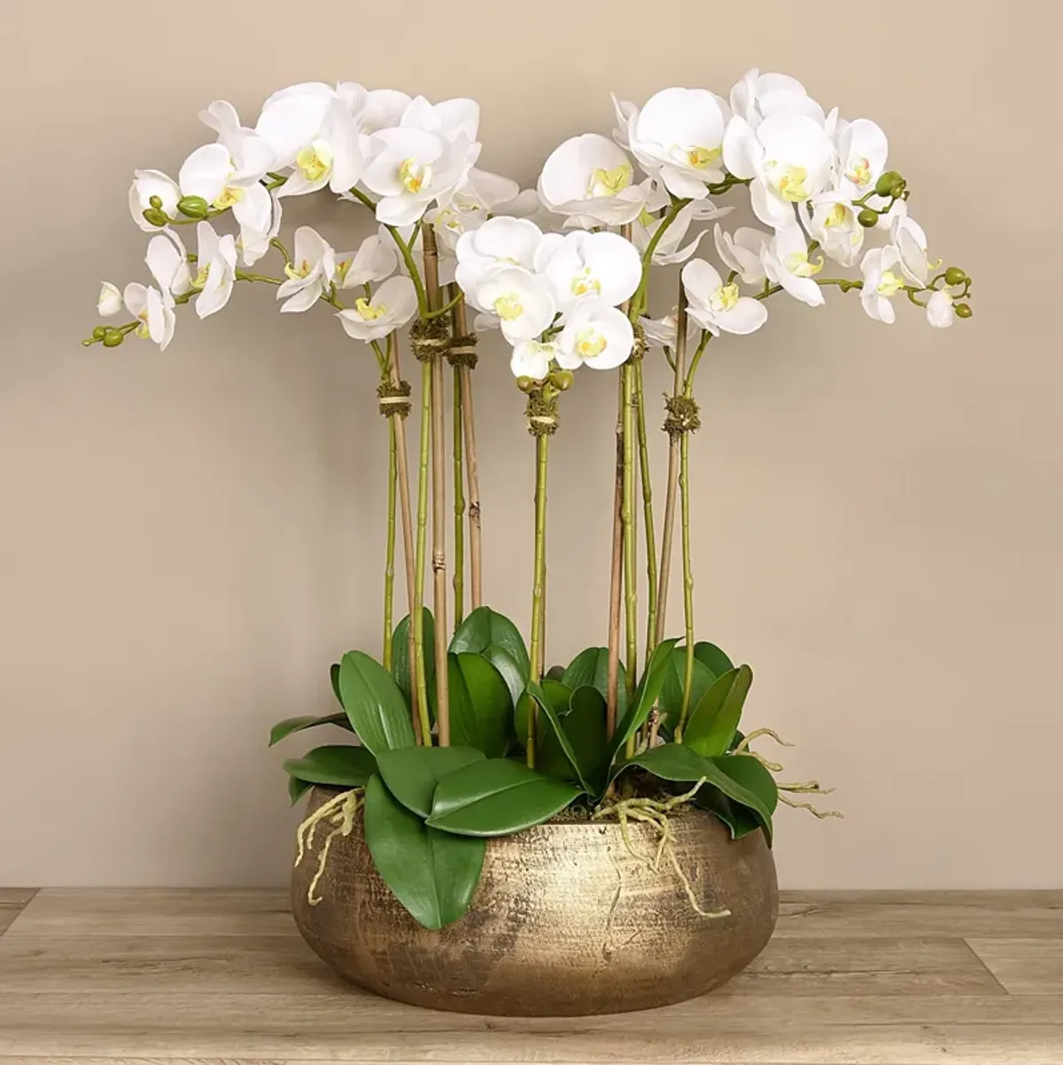 Faux Orchid Centerpiece -Orchid Arrangement- 28”