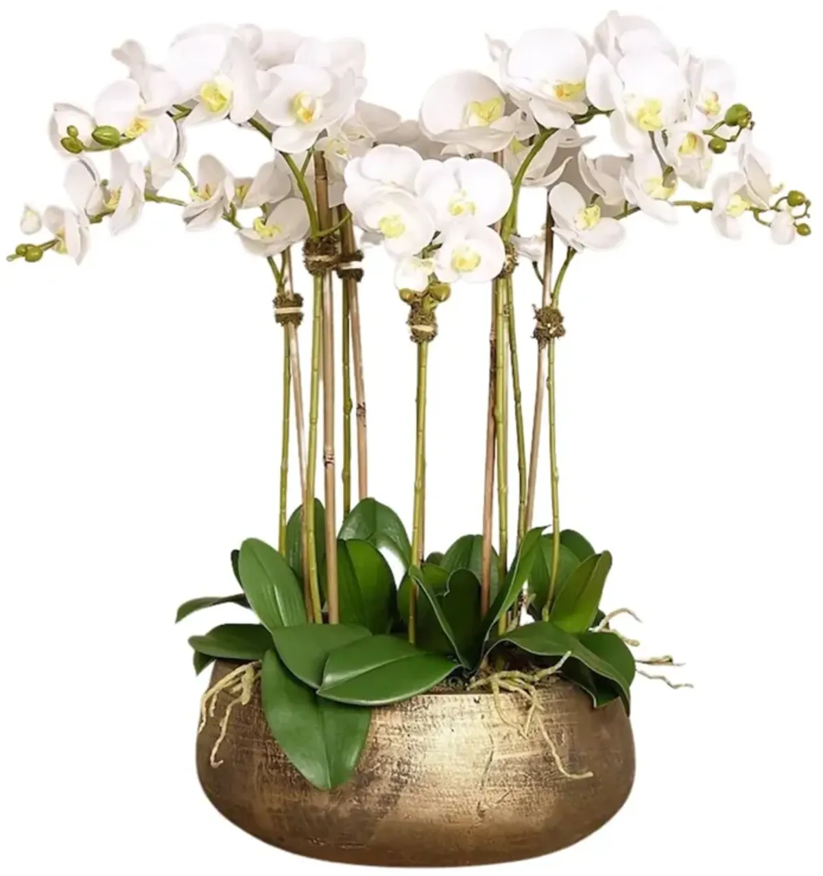 Faux Orchid Centerpiece -Orchid Arrangement- 28”