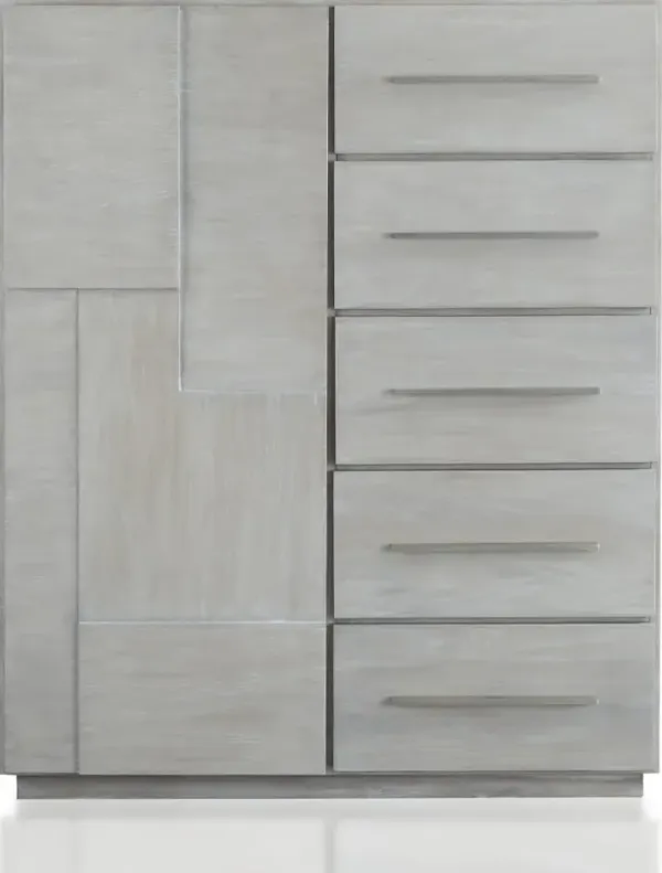 Destination Five Drawer One Door Sweater Chest