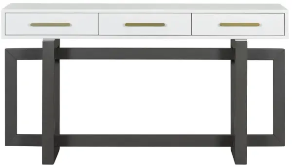 Merax Console Table with 3 Drawers