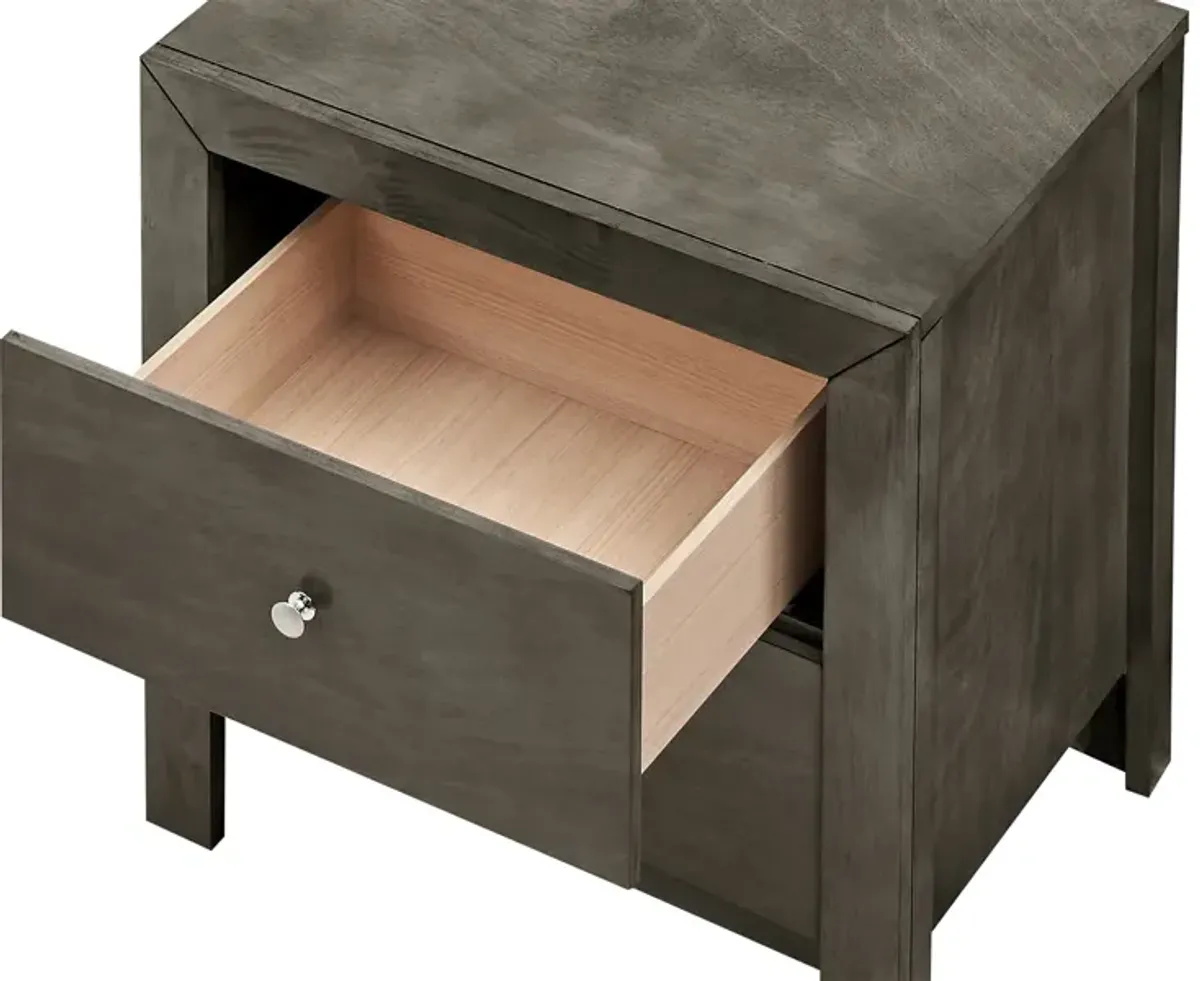 Burlington 2-Drawer Nightstand (25 in. H x 17 in. W x 22 in. D)