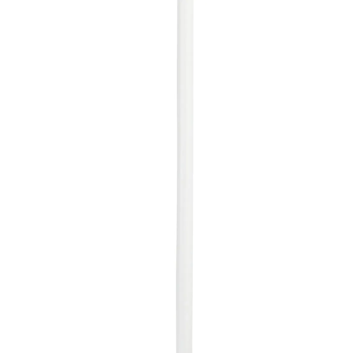 Colin 21 Inch Desk Lamp, White Metal Frame, Round Base, USB Charging Port - Benzara