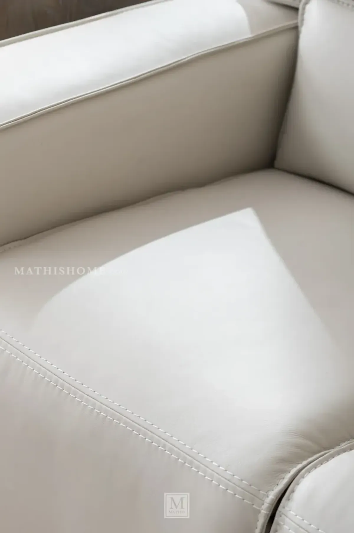 Miles Zero Gravity Power Sofa in Cream