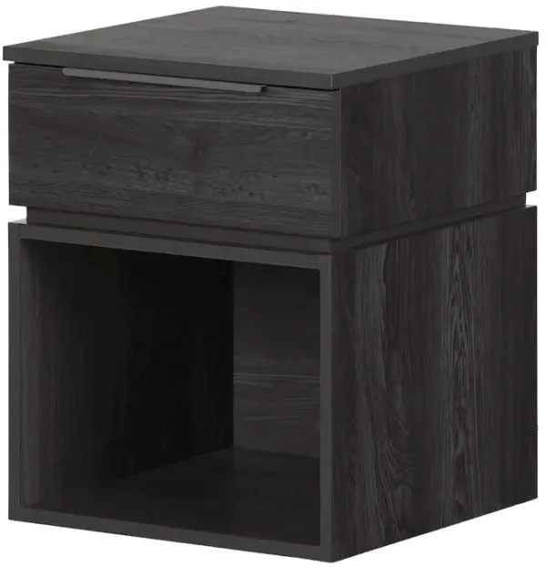 Hourra Nightstand, Gray Oak