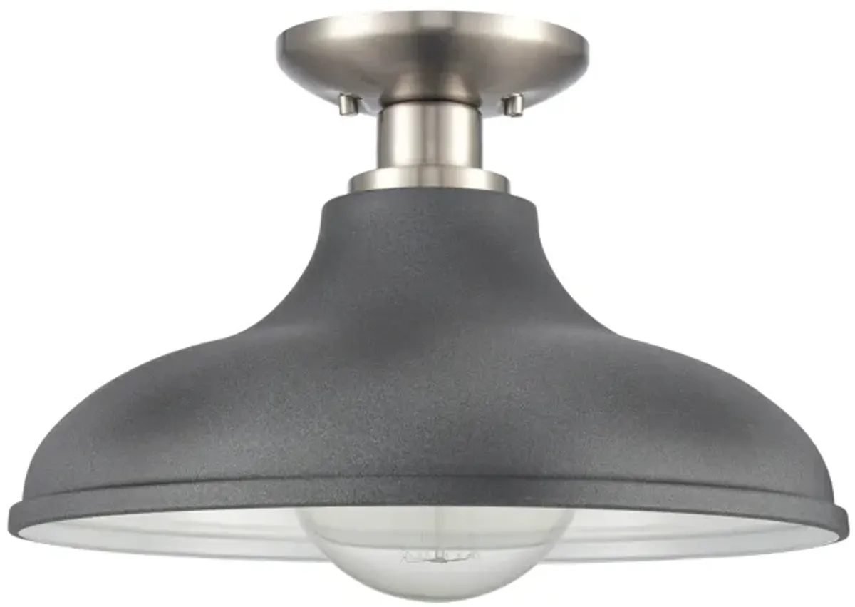 Grenville 13'' Wide 1-Light Semi Flush Mount