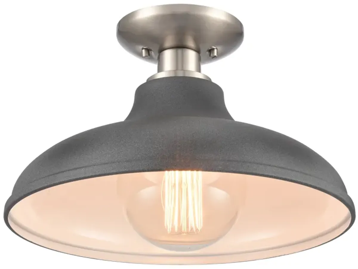 Grenville 13'' Wide 1-Light Semi Flush Mount