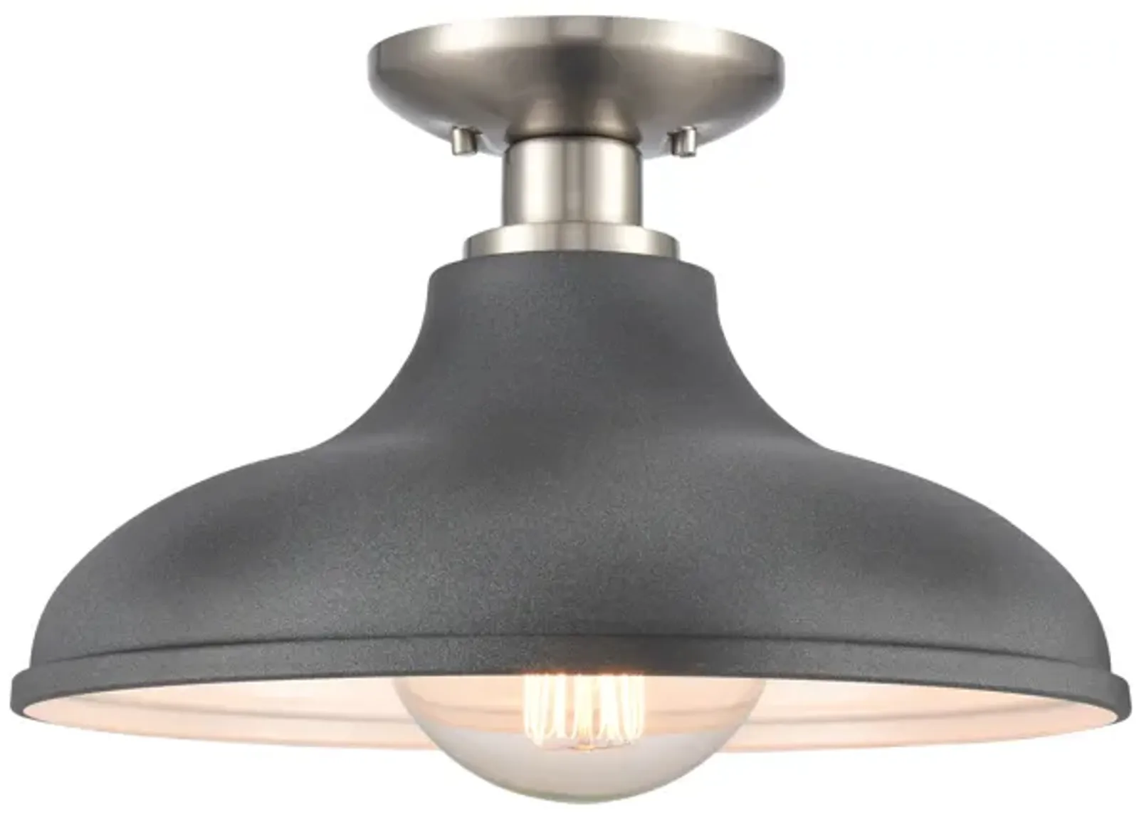 Grenville 13'' Wide 1-Light Semi Flush Mount