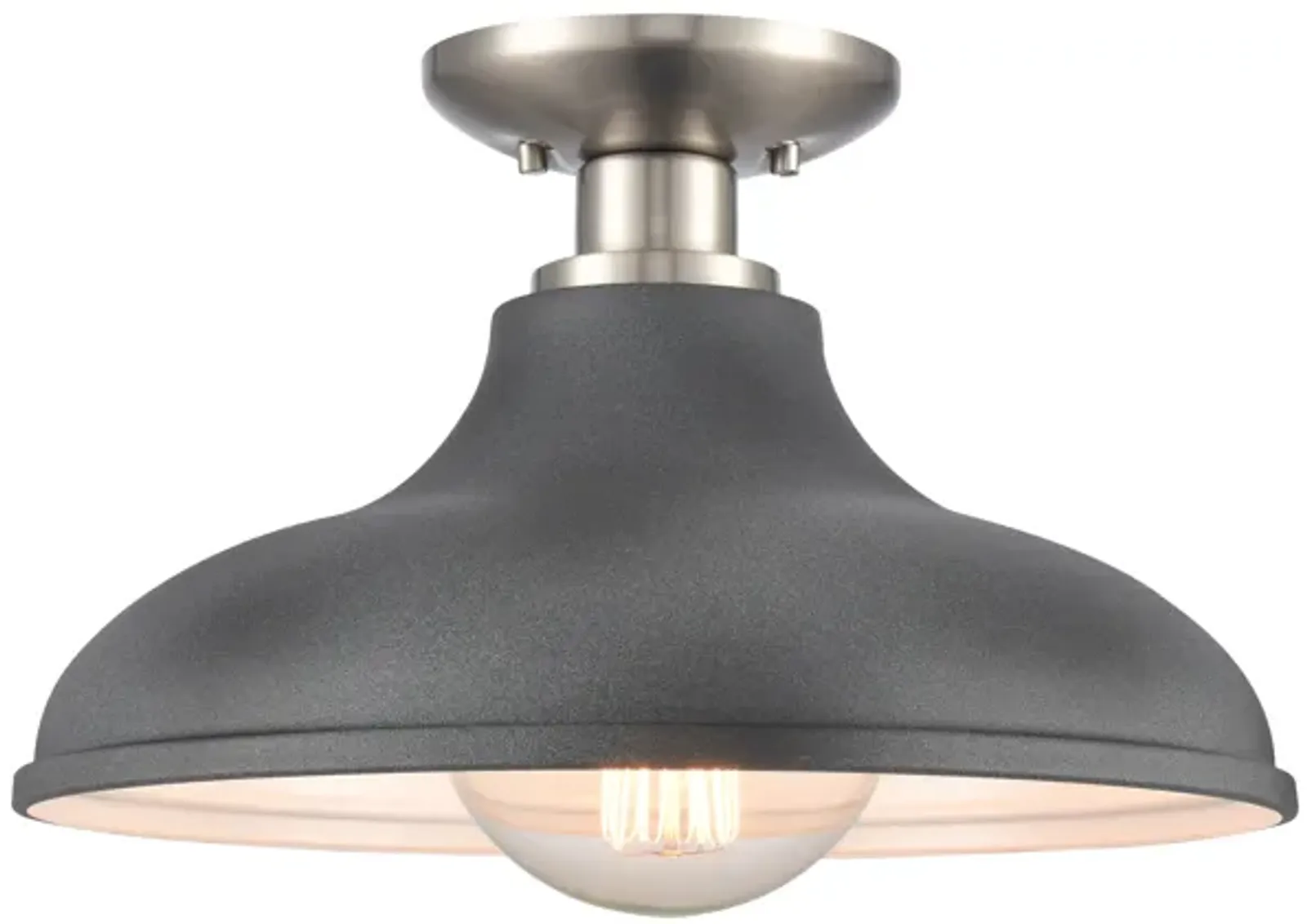 Grenville 13'' Wide 1-Light Semi Flush Mount