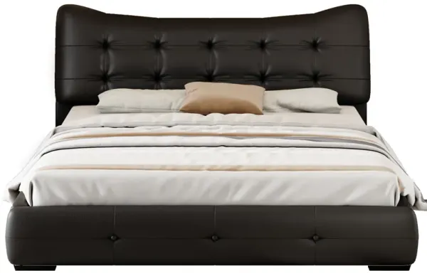 Merax Modern PU Upholstered Platform Bed