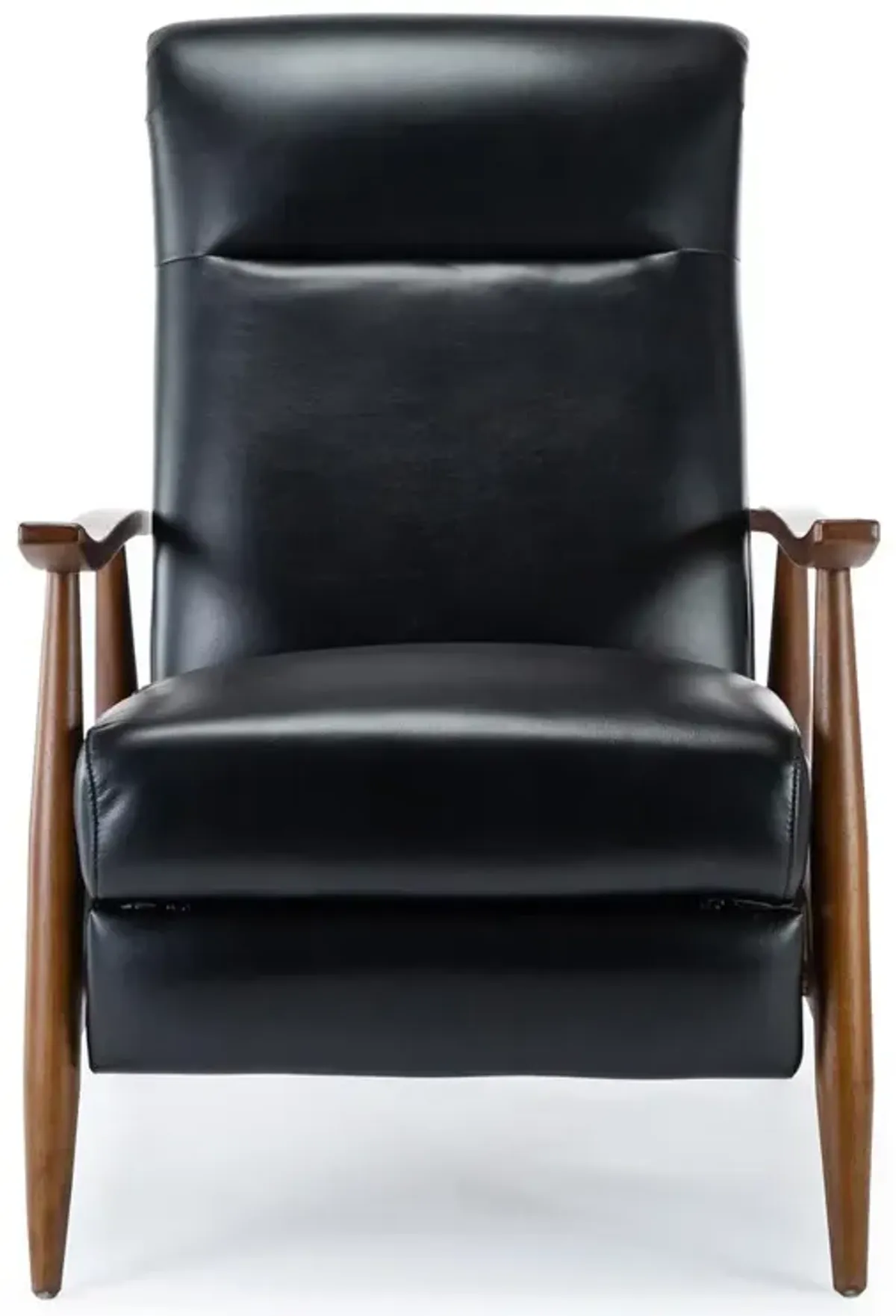 Comfort Pointe Solaris Wood Arm Push Back Recliner - Black