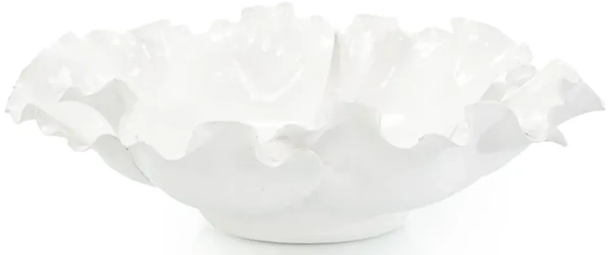 White Flowing Bowl