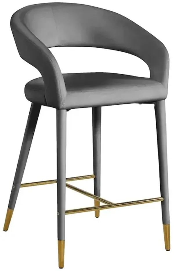 Meridian Furniture Destiny Velvet Stool