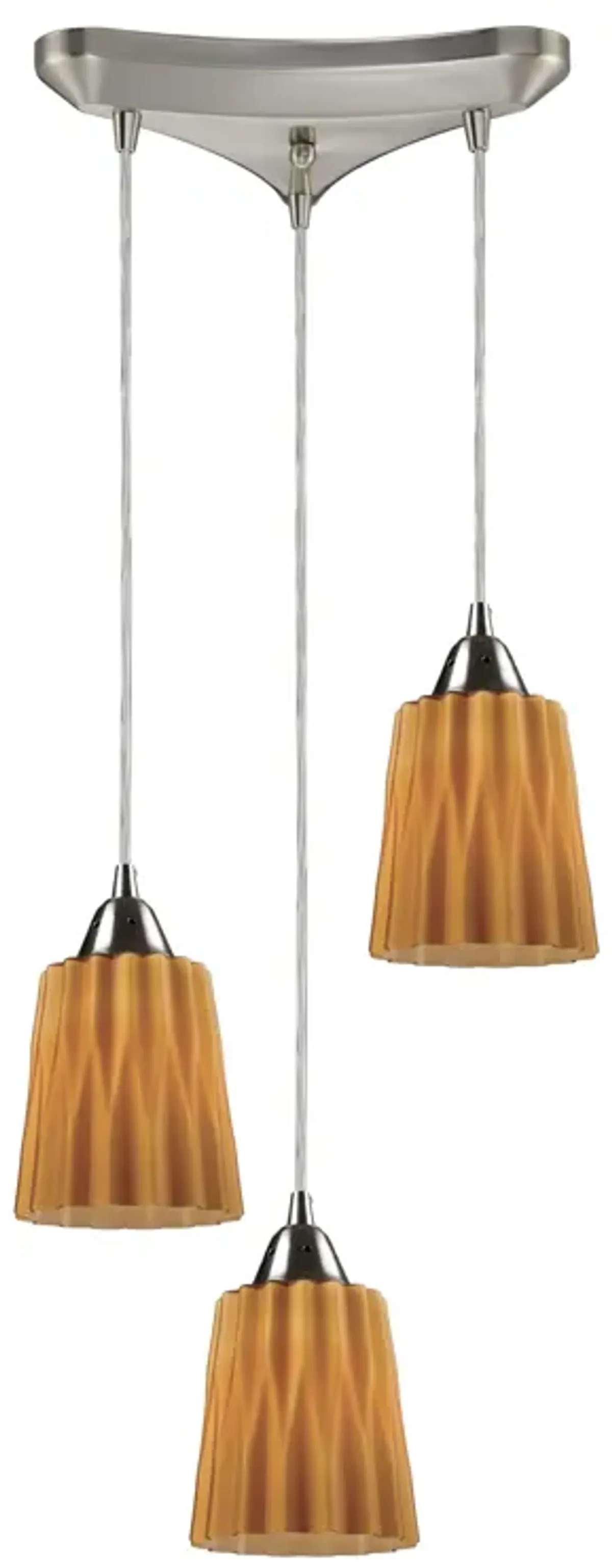 Angles Wide 3-Light Pendant